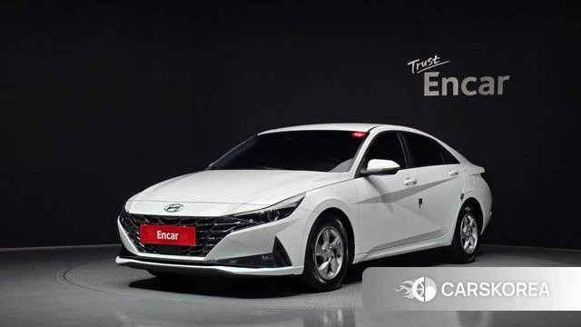 Hyundai Avante (CN7) 2022 Белый из Кореи