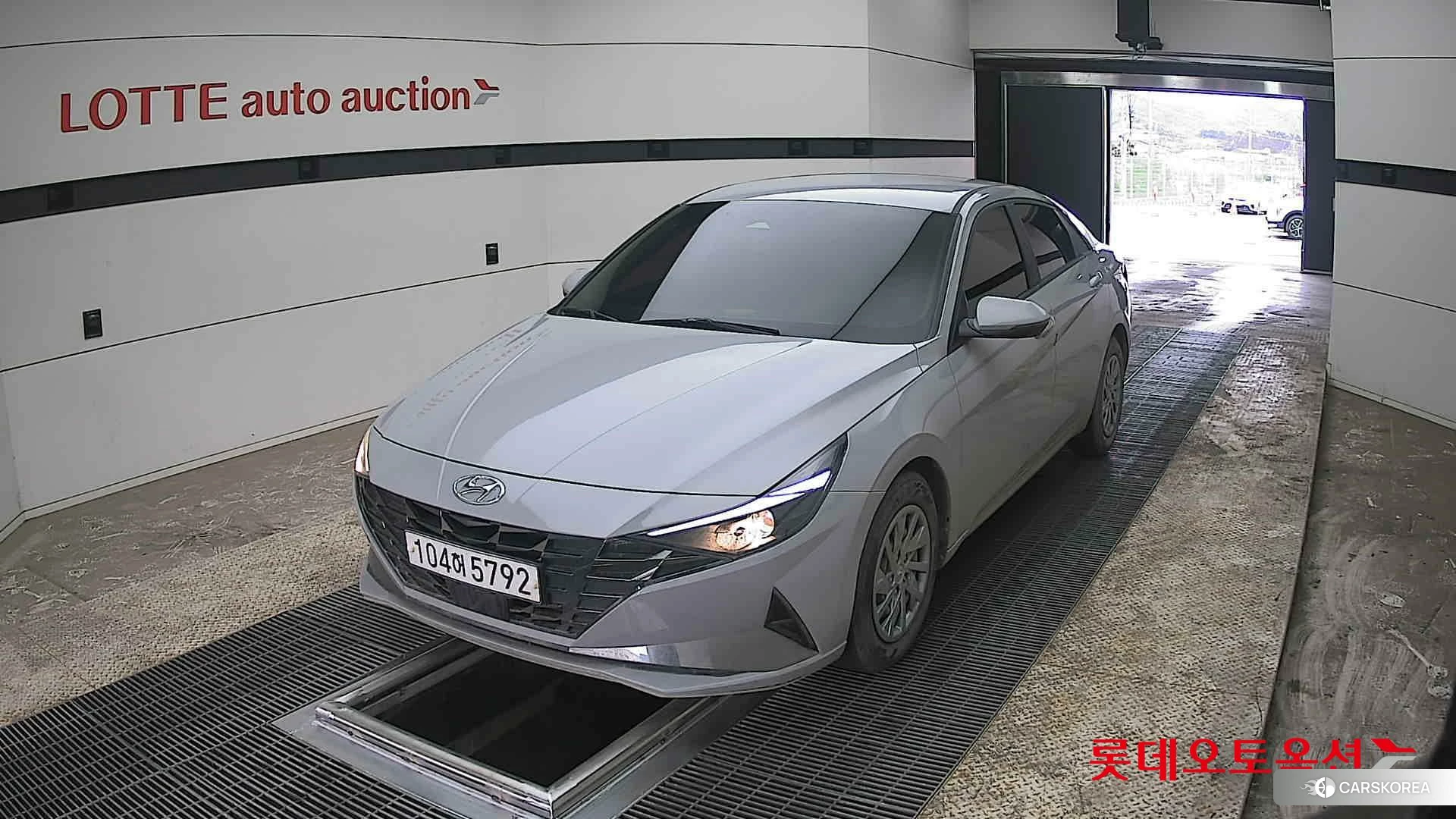 Hyundai Avante 2021 Cybergray из Кореи