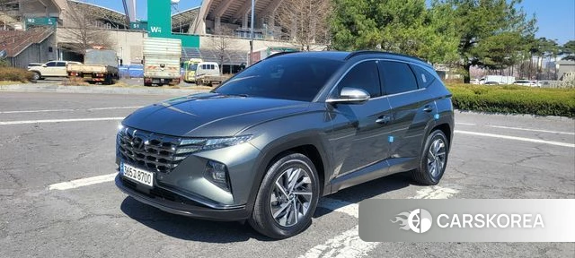 Hyundai Tucson Hybrid (NX4) 2021 Зеленый из Кореи