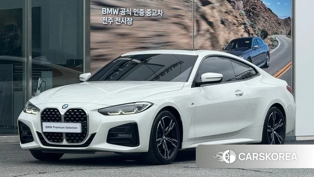 BMW 4 Series (G22) 2022 Белый из Кореи