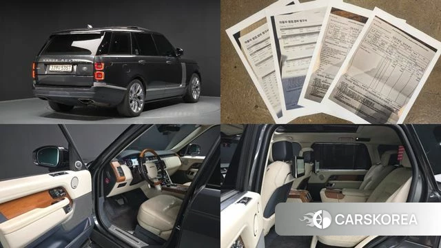 Land Rover Range Rover 4th Generation 2018 Серый из Кореи
