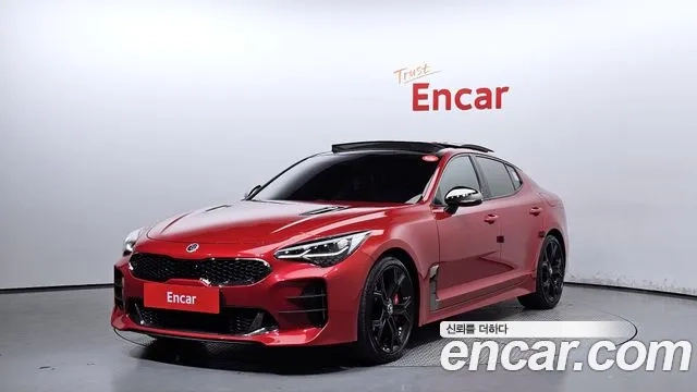 Kia Stinger 2020 Красный из Кореи