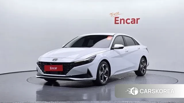 Hyundai Avante (CN7) 2021 Белый из Кореи