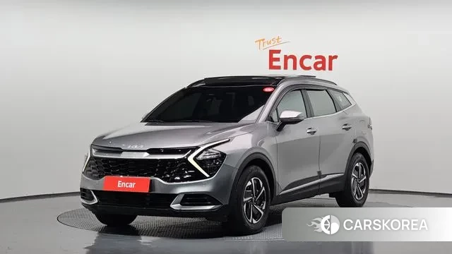 Kia Sportage 5th Generation Hybrid 2021 Серебристо-серый из Кореи