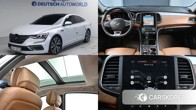 Renault Korea (Samsung) The New SM6 2021 Белый из Кореи