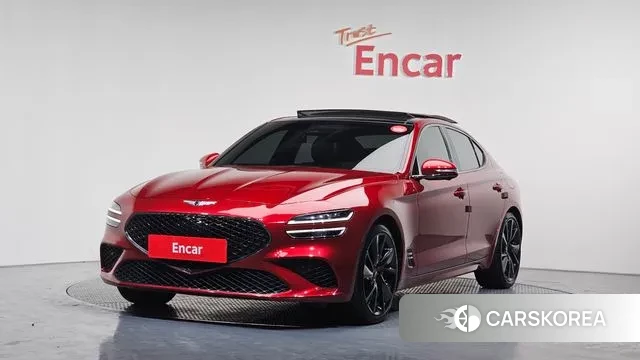 Genesis The New G70 2021 Красный из Кореи