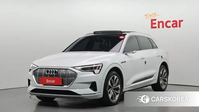 Audi e-Tron 2021 Белый из Кореи