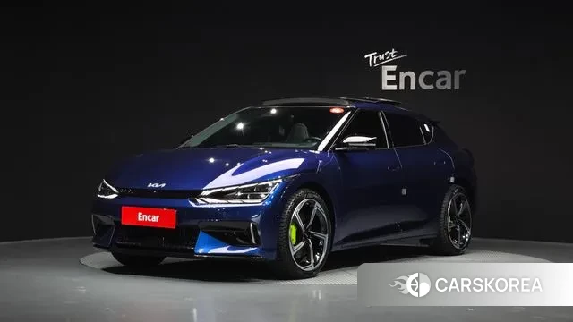 Kia EV6 2022 Синий из Кореи