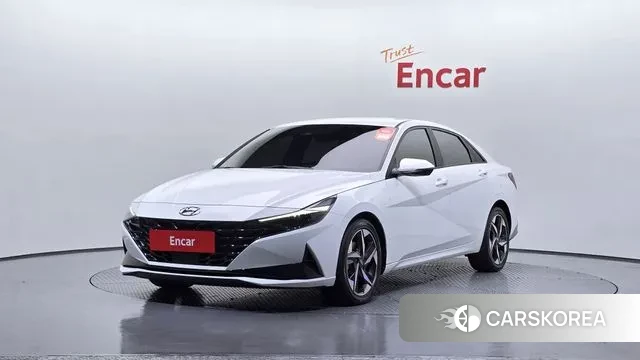 Hyundai Avante (CN7) 2020 Белый из Кореи