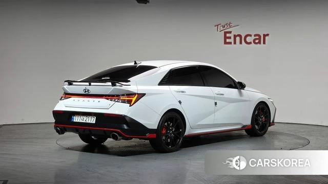 Hyundai The New Avante (CN7) 2024 Белый из Кореи