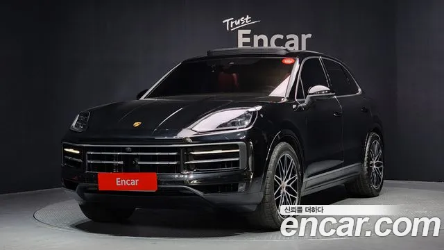 Porsche Cayenne (PO536) 2023 Черный из Кореи