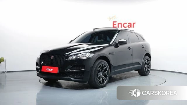 Jaguar F-PACE 2018 Черный из Кореи