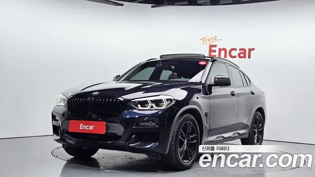 BMW X4 (G02) 2021 Черный из Кореи