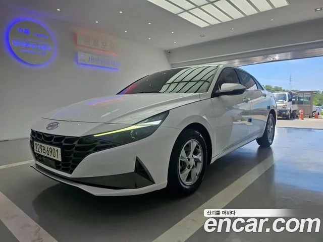 Hyundai Avante (CN7) 2021 Белый из Кореи