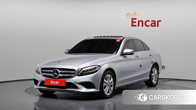 Mercedes-Benz C-Class W205 2019 Серебристо-серый из Кореи