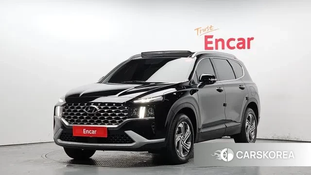 Hyundai The New Santa Fe 2023 Черный из Кореи