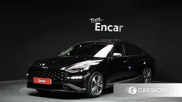 Kia K8 Hybrid 2023 Черный из Кореи