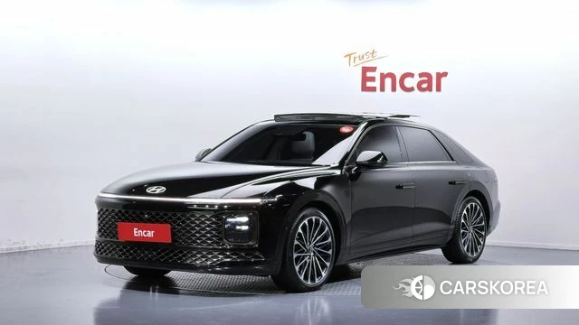 Hyundai Grandeur Hybrid (GN7) 2024 Черный из Кореи