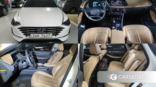 Hyundai Sonata (DN8) 2019 Белый из Кореи