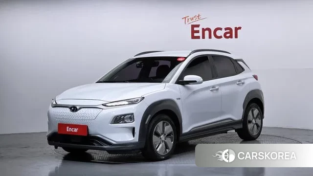 Hyundai Kona Electric 2019 Белый из Кореи