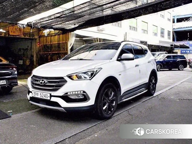 Hyundai Santa Fe The Prime 2018 Белый из Кореи