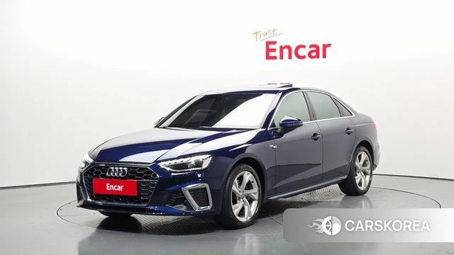 Audi A4 (B9) 2021 Синий из Кореи