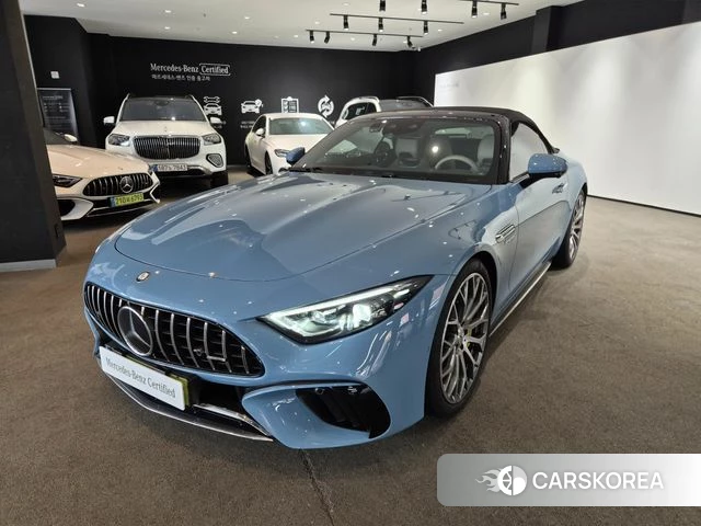 Mercedes-Benz SL-Class R232 2024 Синий из Кореи