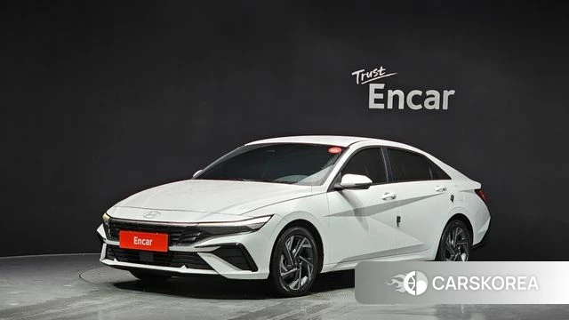 Hyundai The New Avante (CN7) 2023 Белый из Кореи