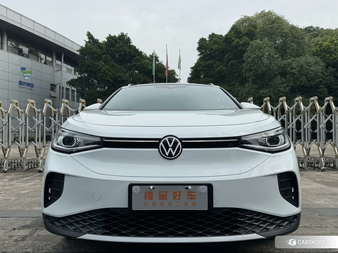 Volkswagen ID.4 CROZZ 2023 Белый из Китая