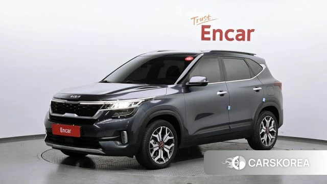 Kia Seltos 2022 Серый из Кореи