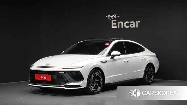 Hyundai Sonata D Edge Hybrid (DN8) 2024 Белый из Кореи