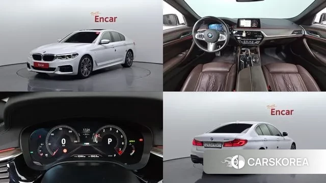 BMW 5 Series (G30) 2019 Белый из Кореи