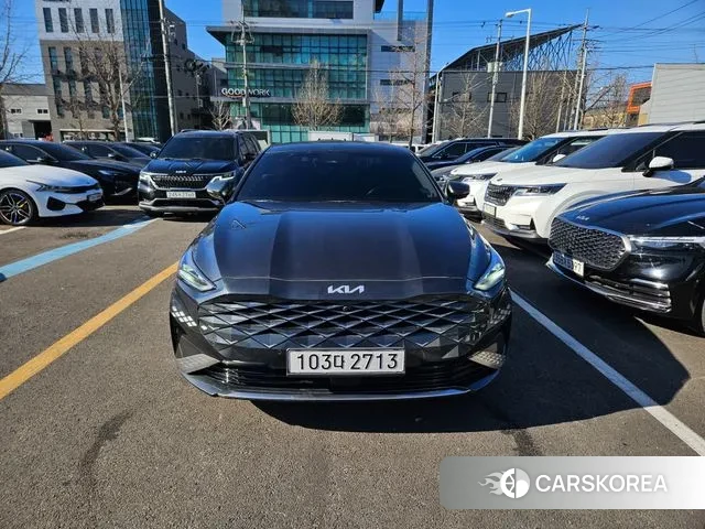 Kia K8 Hybrid 2021 Серый из Кореи