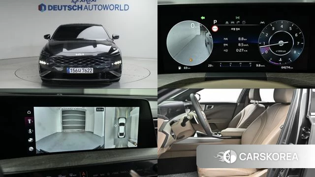 Kia K8 2021 Серый из Кореи