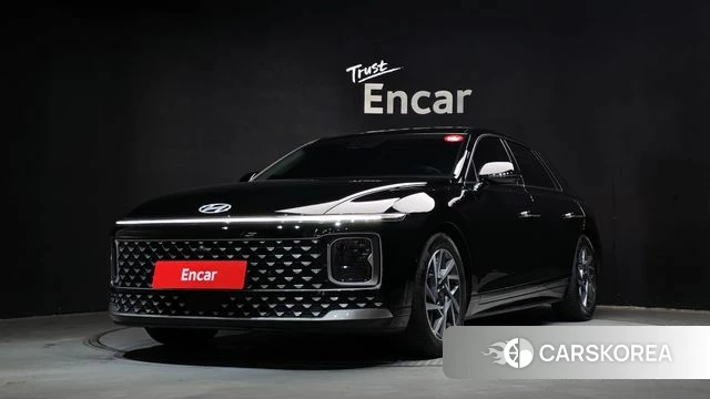 Hyundai Grandeur (GN7) 2023 Черный из Кореи