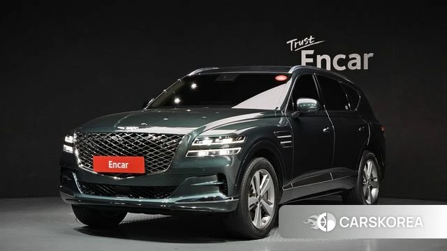 Genesis GV80 2022 Темно-зеленый из Кореи