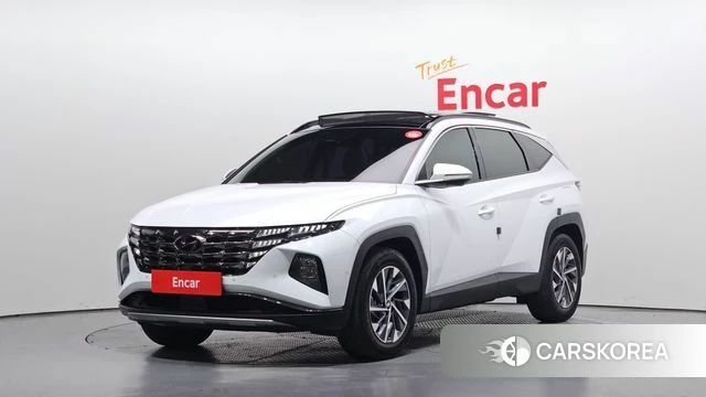 Hyundai Tucson Hybrid (NX4) 2022 Белый из Кореи