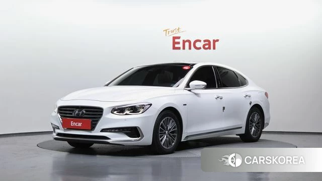 Hyundai Grandeur IG Hybrid 2018 Белый из Кореи