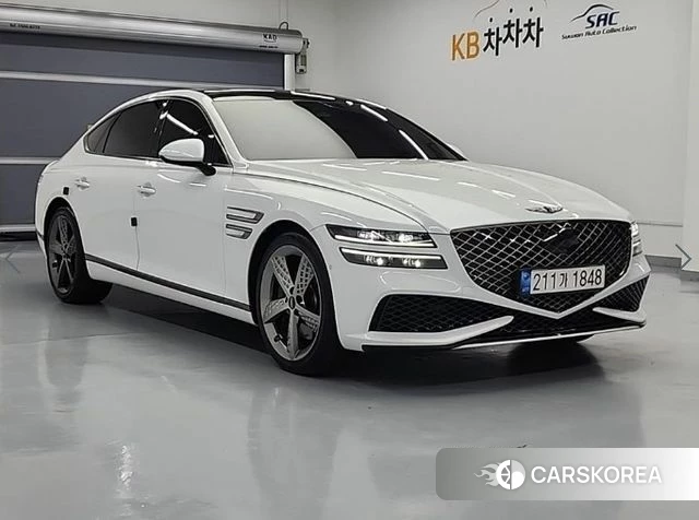 Genesis G80 (RG3) 2021 Белый из Кореи