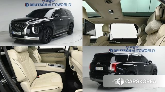 Hyundai Palisade 2021 Черный из Кореи