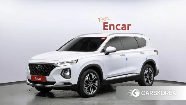 Hyundai Santa Fe TM 2019 Белый из Кореи