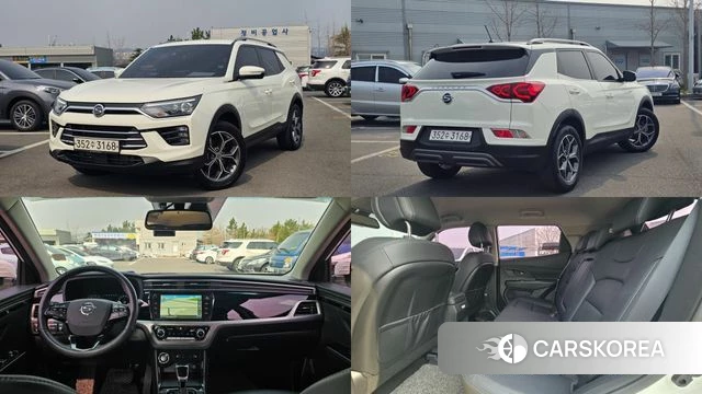 Ssangyong Beautiful Korando 2021 Белый из Кореи