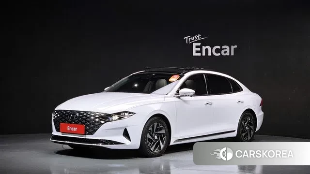 Hyundai The New Grandeur IG Hybrid 2022 Белый из Кореи