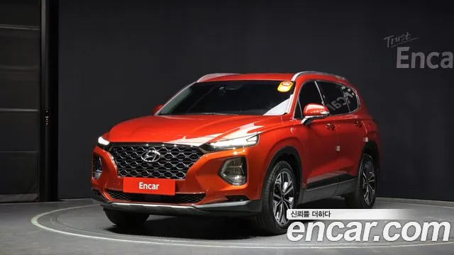 Hyundai Santa Fe TM 2020 Красный из Кореи