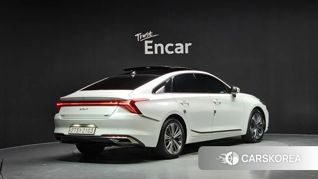 Kia K8 Hybrid 2022 Белый из Кореи