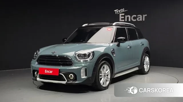 Mini Cooper Countryman 2022 Небесно-голубой из Кореи