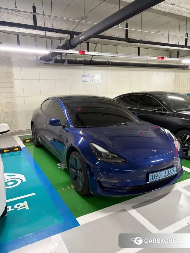 Tesla Model 3 2022 Синий из Кореи