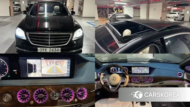 Mercedes-Benz S-Class W222 2018 Черный из Кореи