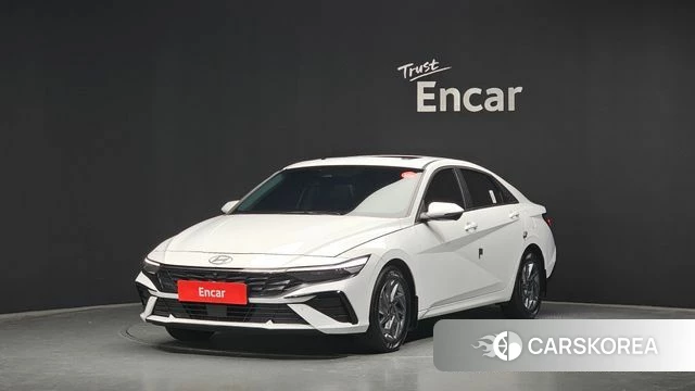 Hyundai The New Avante Hybrid (CN7) 2023 Белый из Кореи