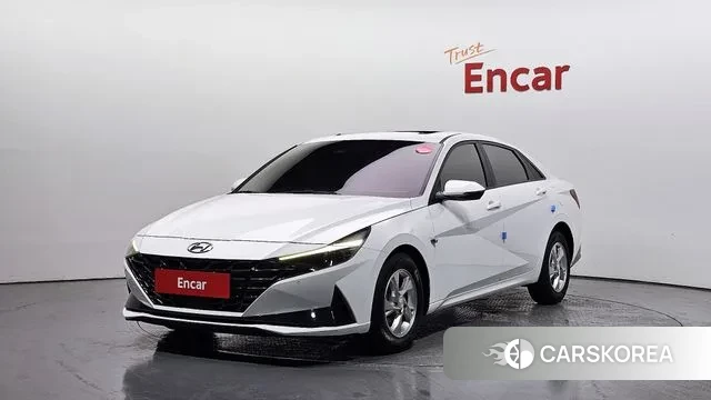 Hyundai Avante (CN7) 2020 Белый из Кореи